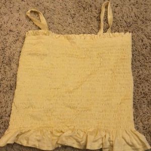 Cute brand new tilly yellow kids tube top tank top